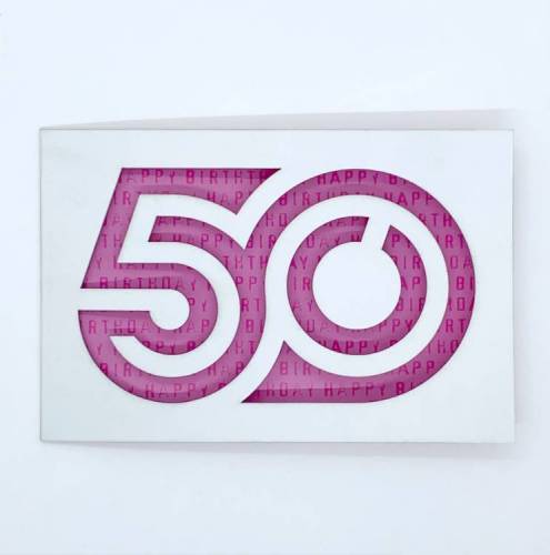 50/50 cut out